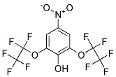 4-NITRO-2,6-DI(1,1,2,2,2-PENTAFLUOROETHOXY)PHENOL, TECH Struktur