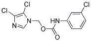 (4,5-DICHLORO-1H-IMIDAZOL-1-YL)METHYL N-(3-CHLOROPHENYL)CARBAMATE, TECH Struktur