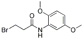 N1-(2,5-DIMETHOXYPHENYL)-3-BROMOPROPANAMIDE, TECH Struktur