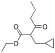 ETHYL 2-(CYCLOPROPYLMETHYL)-3-OXOHEXANOATE, TECH Struktur