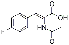 4-FLUORO-A-ACETAMIDOCINNAMIC ACID Struktur