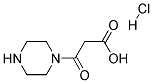 3-OXO-3-PIPERAZIN-1-YL-PROPIONIC ACIDHCL Struktur