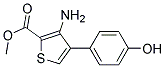 METHYL 3-AMINO-4-(4-HYDROXYPHENYL)THIOPHENE-2-CARBOXYLATE Struktur