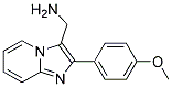 C-[2-(4-METHOXY-PHENYL)-IMIDAZO[1,2-A]-PYRIDIN-3-YL]-METHYLAMINE Struktur