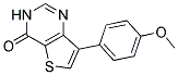 7-(4-METHOXY-PHENYL)-3H-THIENO[3,2-D]PYRIMIDIN-4-ONE Struktur