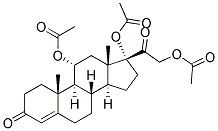 HYDROCORTISONE 11,17,21-TRIACETATE Struktur