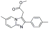 METHYL 2-[6-METHYL-2-(4-METHYLPHENYL)IMIDAZO[1,2-A]PYRIDIN-3-YL]ACETATE Struktur