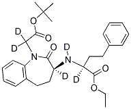 BENAZEPRIL TERT-BUTYL ESTER D5 Struktur