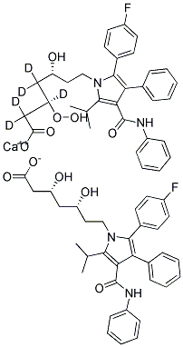 O-HYDROXY ATORVASTATIN LACTONE-D5 Struktur