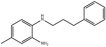 4-METHYL-N1-(3-PHENYLPROPYL)BENZENE-1,2-DIAMINE Struktur