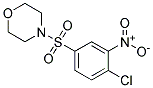 4-[(4-CHLORO-3-NITROPHENYL)SULPHONYL]MORPHOLINE Struktur