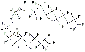 BIS(1H,1H,11H-PERFLUOROUNDECYL)SULPHAT Struktur