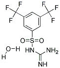 {[AMINO(IMINO)METHYL]AMINO}[3,5-DI(TRIFLUOROMETHYL)PHENYL]DIOXO-LAMBDA~6~-SULPHANE HYDRATE Struktur