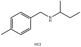 N-(4-METHYLBENZYL)-2-BUTANAMINE HYDROCHLORIDE Struktur