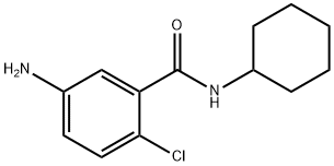 5-AMINO-2-CHLORO-N-CYCLOHEXYLBENZAMIDE Struktur