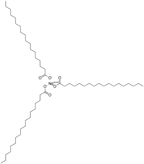neodymium(3+) stearate Struktur