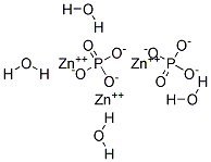 Zinc phosphate tetrahydtate Struktur