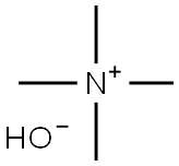 Tetramethylammonium hydroxide10% water solution Struktur