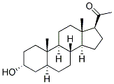 5a-Pregnan-3a-ol-20-one Struktur