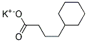 4-Cyclohexylbutyric acid potassium salt Struktur