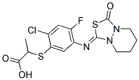 fluthiacet-ethyl Struktur