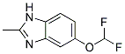 5-DIFLUOROMETHOXY-2-METHYL-1H-BENZOIMIDAZOLE Struktur