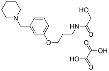 N-[3-[3-(1-Piperidinylmethyl)Phenoxy]Propyl]Hydroxy-Acetamide Oxalate Struktur