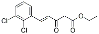 Ethyl 2,3-Dichloro-Benzylidene-Acetoacetate Struktur