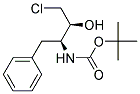 T-Butyl [1(S)-Benzyl-2(S)-Hydroxy-3-Chloropropyl]-Carbamate Struktur