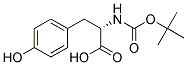 Boc-D-4-Hydroxyphenylalanine Struktur