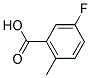 3-Fluoro-6-Methylbenzoic Acid Struktur