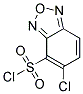 5-Chloro-2,1,3-benzoxadiazole-4-sulphonyl chloride Struktur