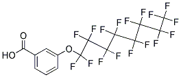 3-(Perfluorooctyloxy)benzoic acid Struktur