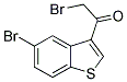 2-Bromo-(5-Bromo-1-benzothien-3-yl)ethan-1-one Struktur