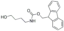 N-(Fluoren-9-ylmethoxycarbonyl)-4-aminobutan-1-ol Struktur