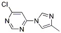 4-Chloro-6-(4-methyl-1H-imidazol-1-yl)pyrimidine Struktur