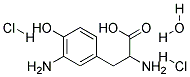 3-Amino-DL-tyrosine dihydrochloride monohydrate Struktur