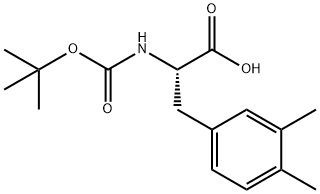 Boc-3,4-Dimethy-L-Phenylalanine Struktur