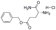 D-Isoglutamine benzyl ester hydrochloride Struktur