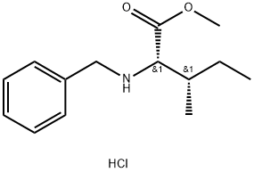 N-Benzyl-L-isoleucine methyl ester hydrochloride Struktur