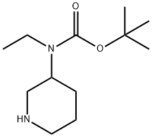 3-Boc-3-Ethylaminopiperidine Struktur