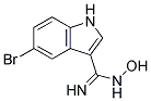 5-Bromro-N-hydroxyindole-3-carboxamidine Struktur