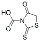 4-OXO-2-THIOXO-THIAZOLIDINE-3-CARBOXYLIC ACID Struktur