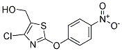 4-CHLORO-2-(4-NITROPHENOXY)-5-THIAZOLEMETHANOL Struktur