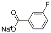 3-Fluorobenzoic Acid Sodium Salt Struktur