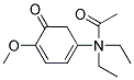 N,N-Diethyl-P-Acetamido-O-Oxyanisole Struktur