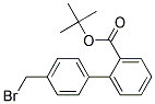 4-bromomethylbiphenyl-2'-carboxylic acid t-butyl ester Struktur