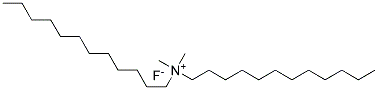 Didodecyl dimethyl ammonium fluoride Struktur