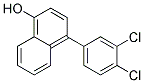 4-(3,4-Dichlorophenyl)-1-Naphthol Struktur