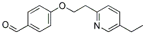 4-[2-(5-Ethyl-2-Pyridiny 1) Ethoxy] Benzaldehyde Struktur